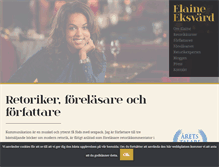 Tablet Screenshot of elaineeksvard.se